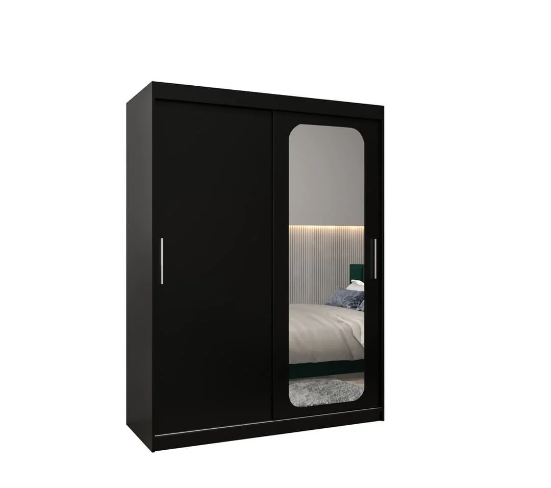 Uppsala T2 Sliding Door Wardrobe 150cm - Image 2