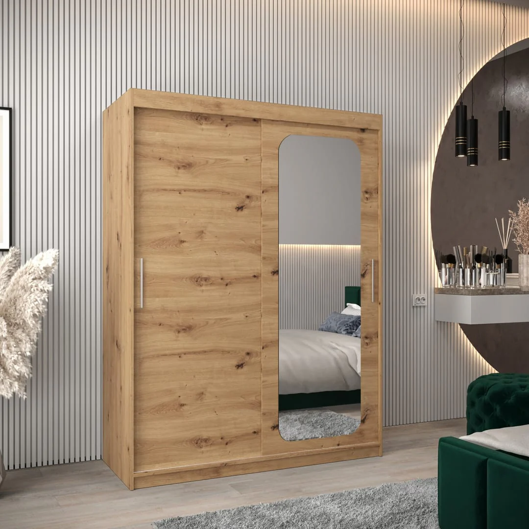 Uppsala T2 Sliding Door Wardrobe 150cm - Image 5
