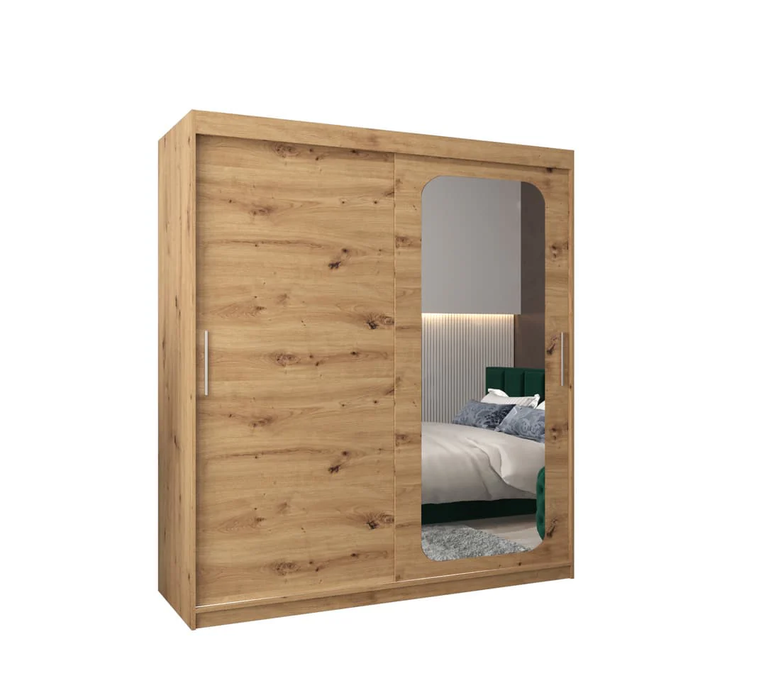 Uppsala T2 Sliding Door Wardrobe 180cm - Image 10