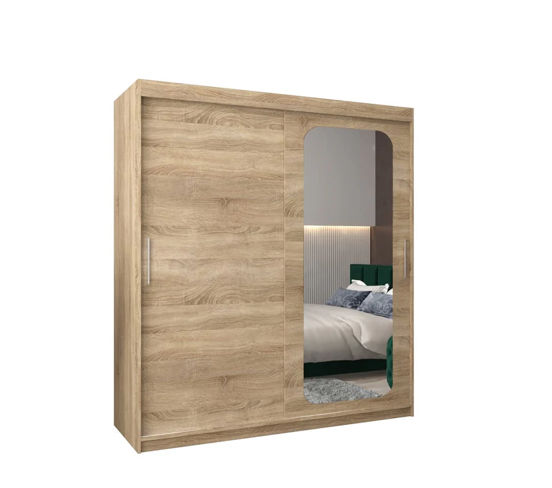 Uppsala T2 Sliding Door Wardrobe 180cm - Image 2