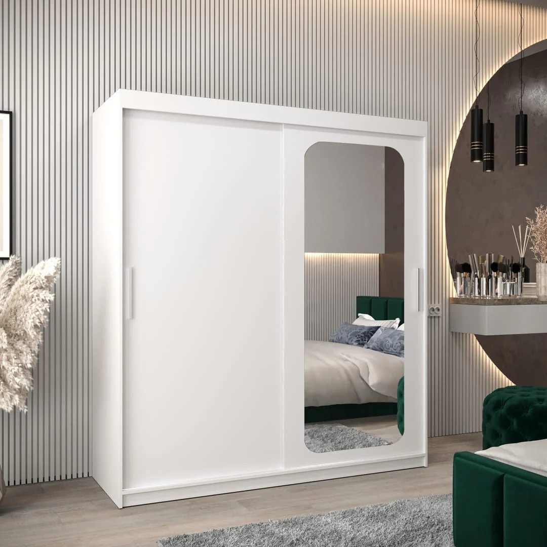 Uppsala T2 Sliding Door Wardrobe 180cm - Image 5