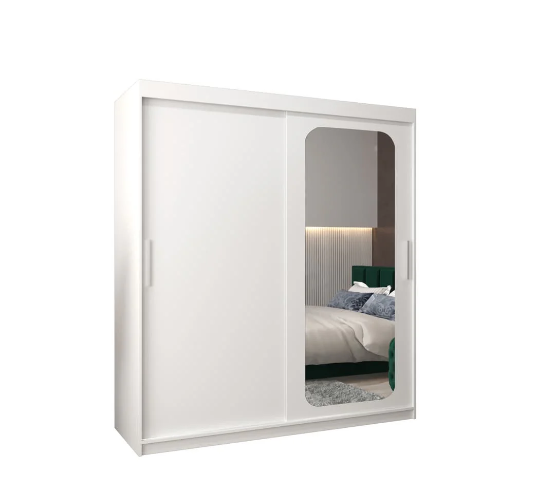 Uppsala T2 Sliding Door Wardrobe 180cm - Image 6