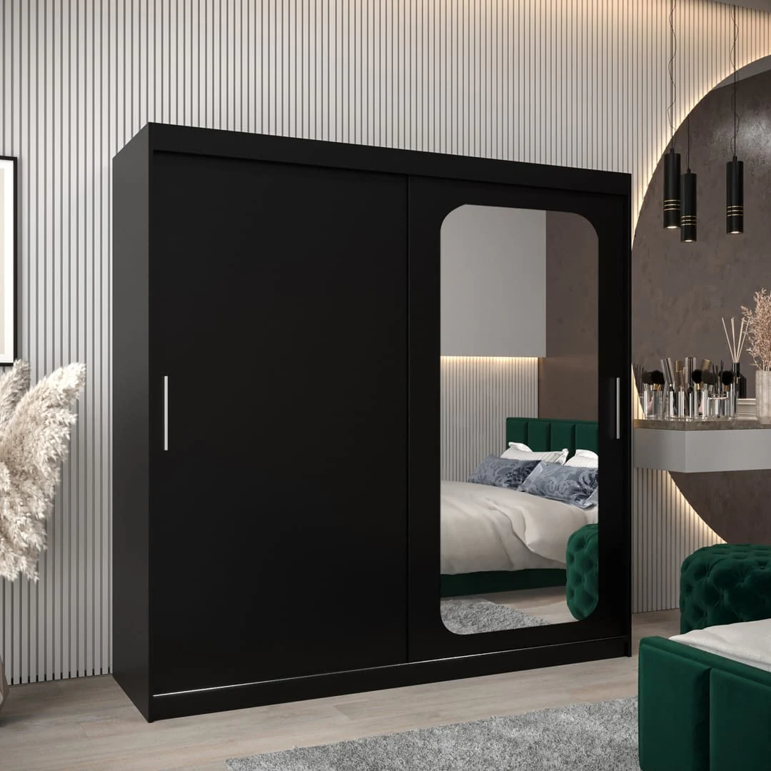 Uppsala T2 Sliding Door Wardrobe 200cm - Image 10