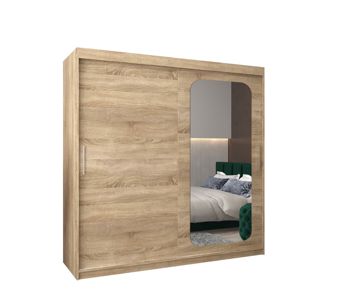 Uppsala T2 Sliding Door Wardrobe 200cm - Image 15