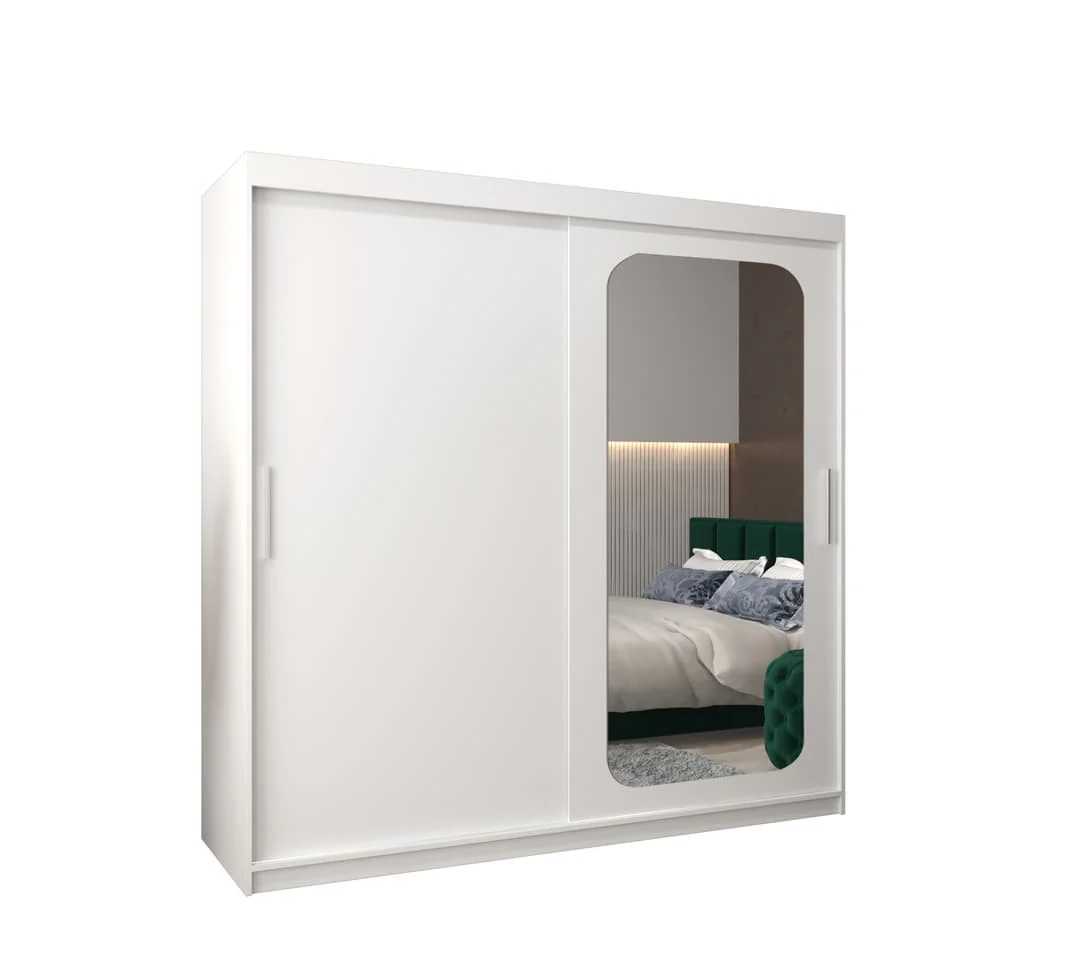 Uppsala T2 Sliding Door Wardrobe 200cm - Image 2