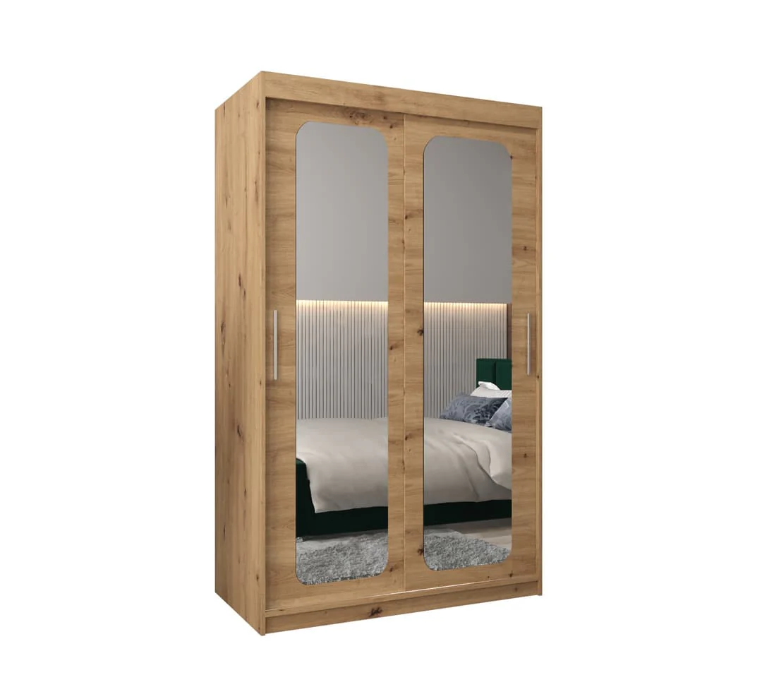 Uppsala T3 Sliding Door Wardrobe 120cm - Image 2