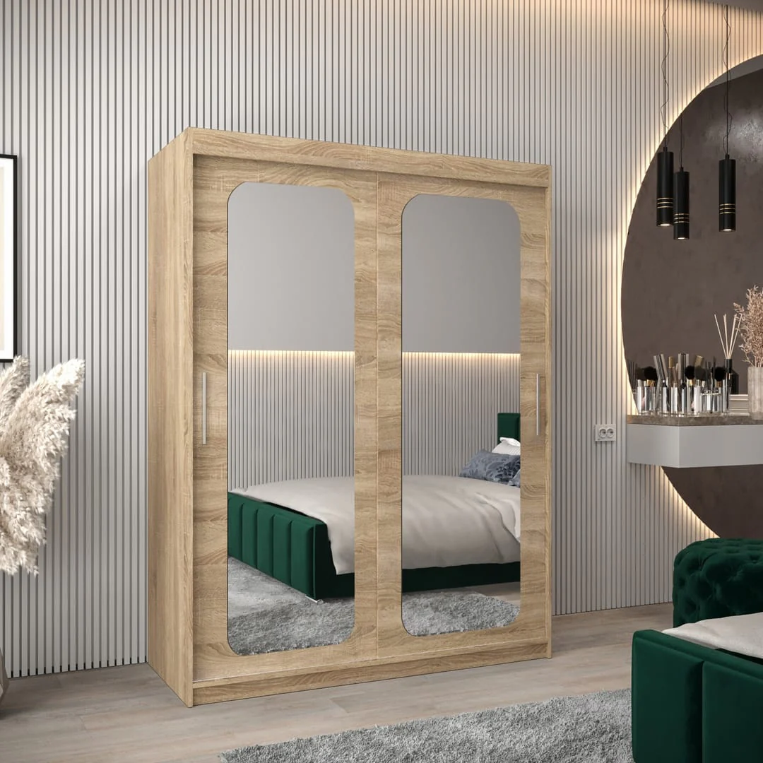 Uppsala T3 Sliding Door Wardrobe 150cm - Image 14
