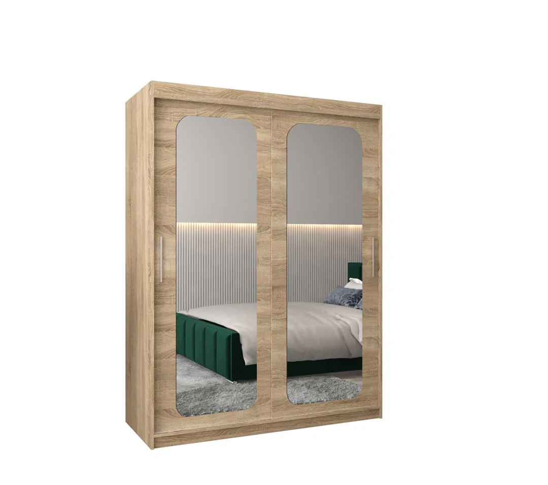 Uppsala T3 Sliding Door Wardrobe 150cm - Image 15