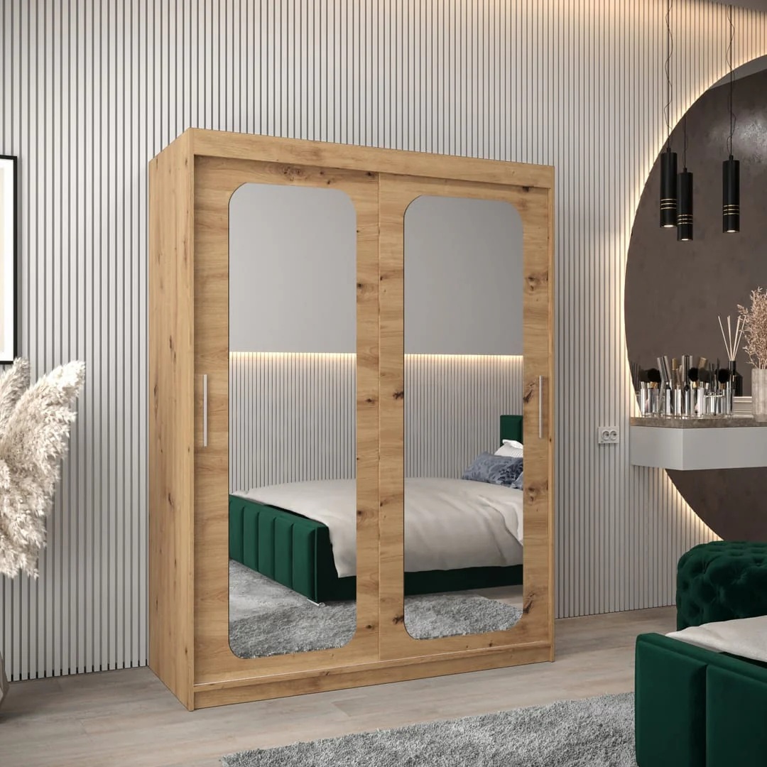 Uppsala T3 Sliding Door Wardrobe 150cm - Image 5