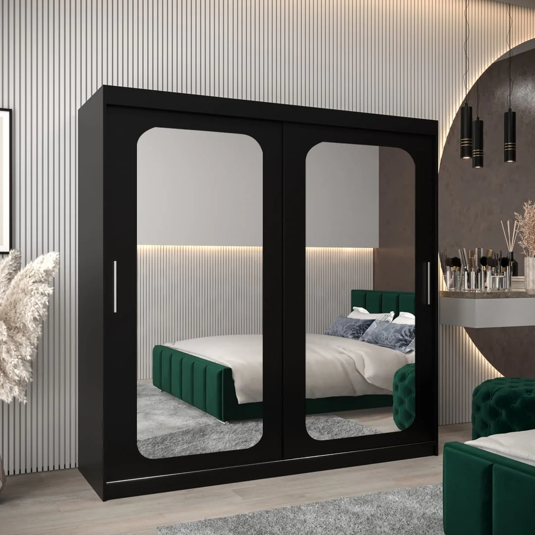 Uppsala T3 Sliding Door Wardrobe 200cm - Image 10
