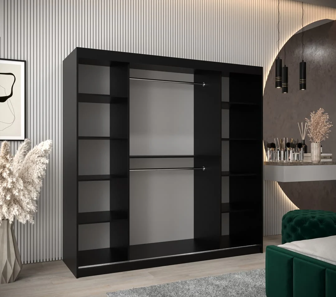 Uppsala T3 Sliding Door Wardrobe 200cm - Image 12