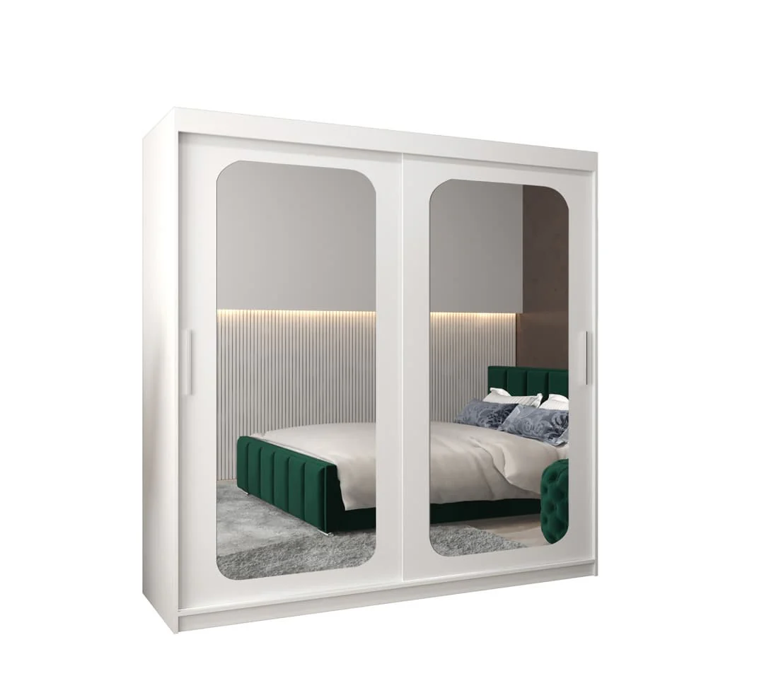 Uppsala T3 Sliding Door Wardrobe 200cm - Image 2