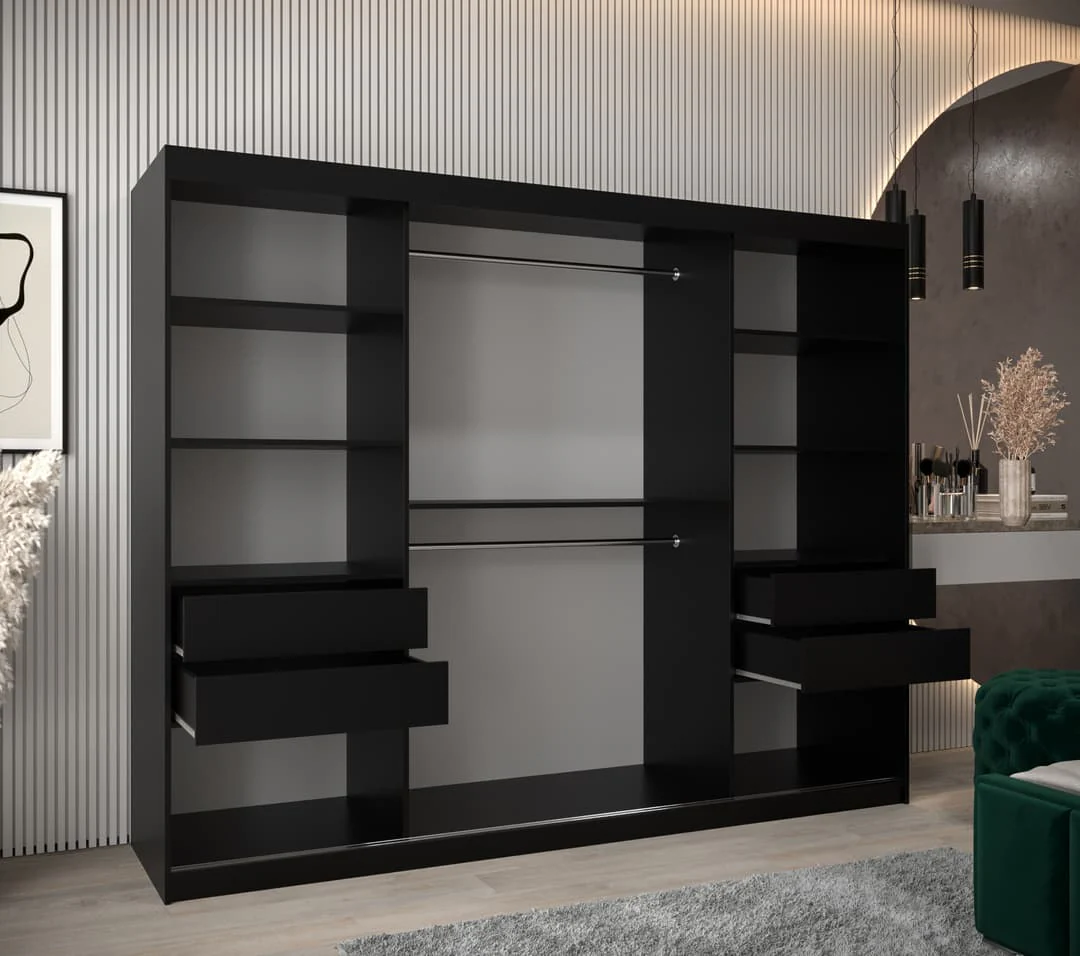 Uppsala T3 Sliding Door Wardrobe 250cm - Image 13