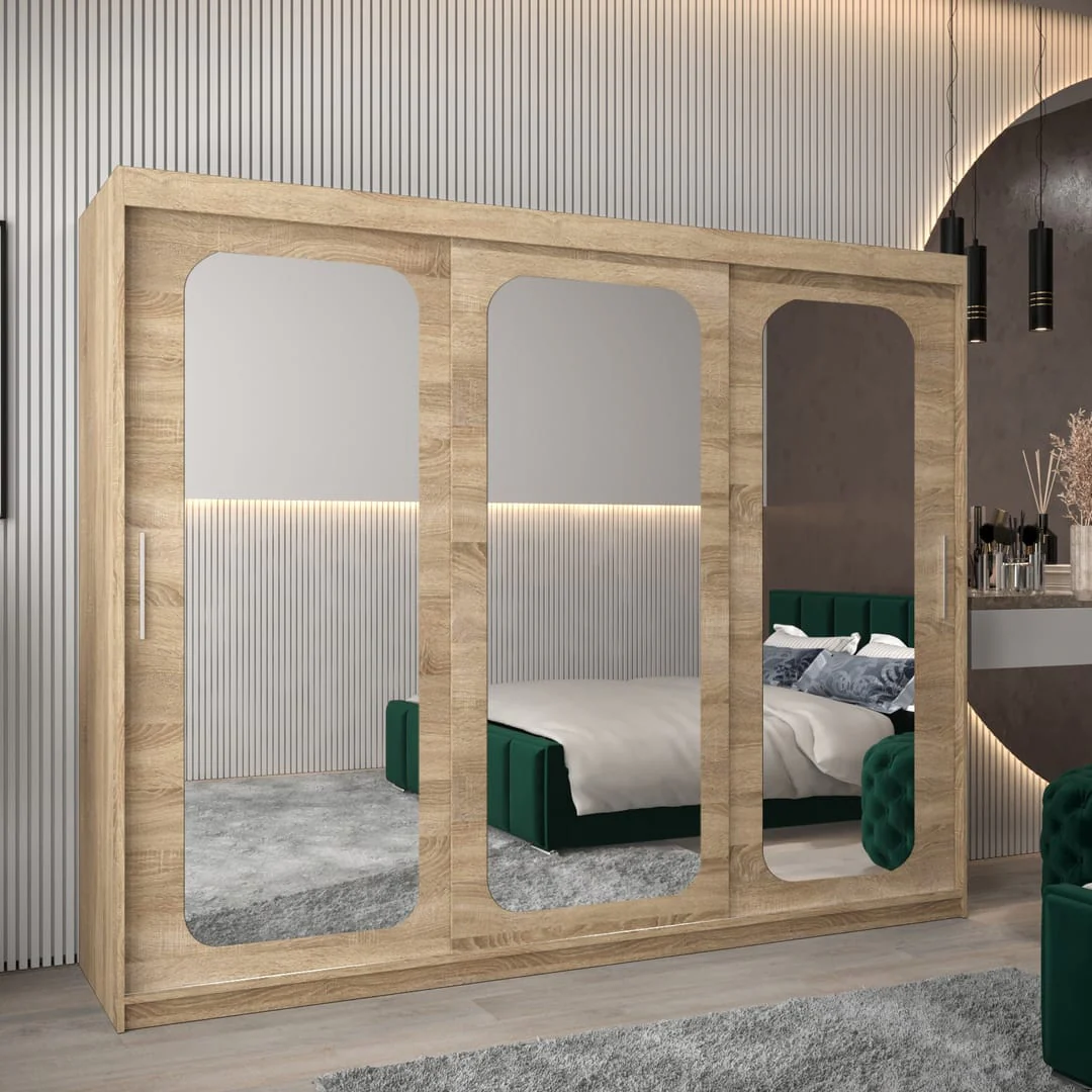Uppsala T3 Sliding Door Wardrobe 250cm - Image 14