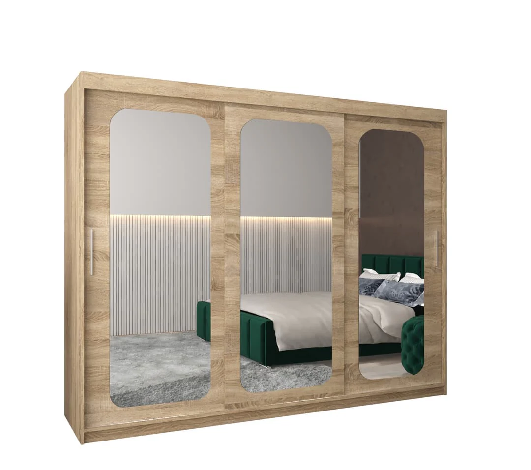 Uppsala T3 Sliding Door Wardrobe 250cm - Image 15