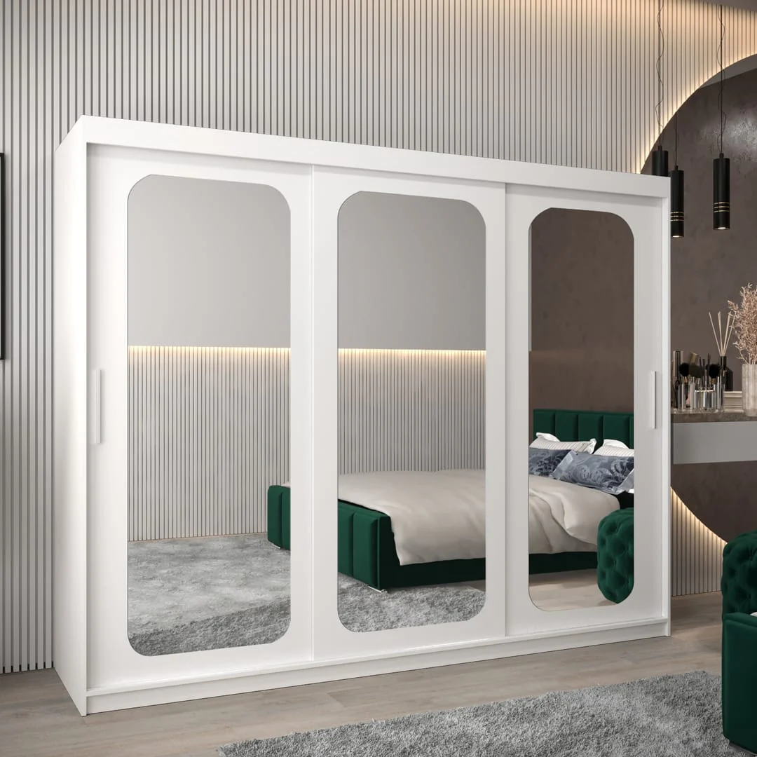 Uppsala T3 Sliding Door Wardrobe 250cm - Image 6