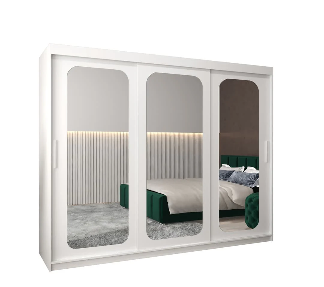 Uppsala T3 Sliding Door Wardrobe 250cm - Image 7