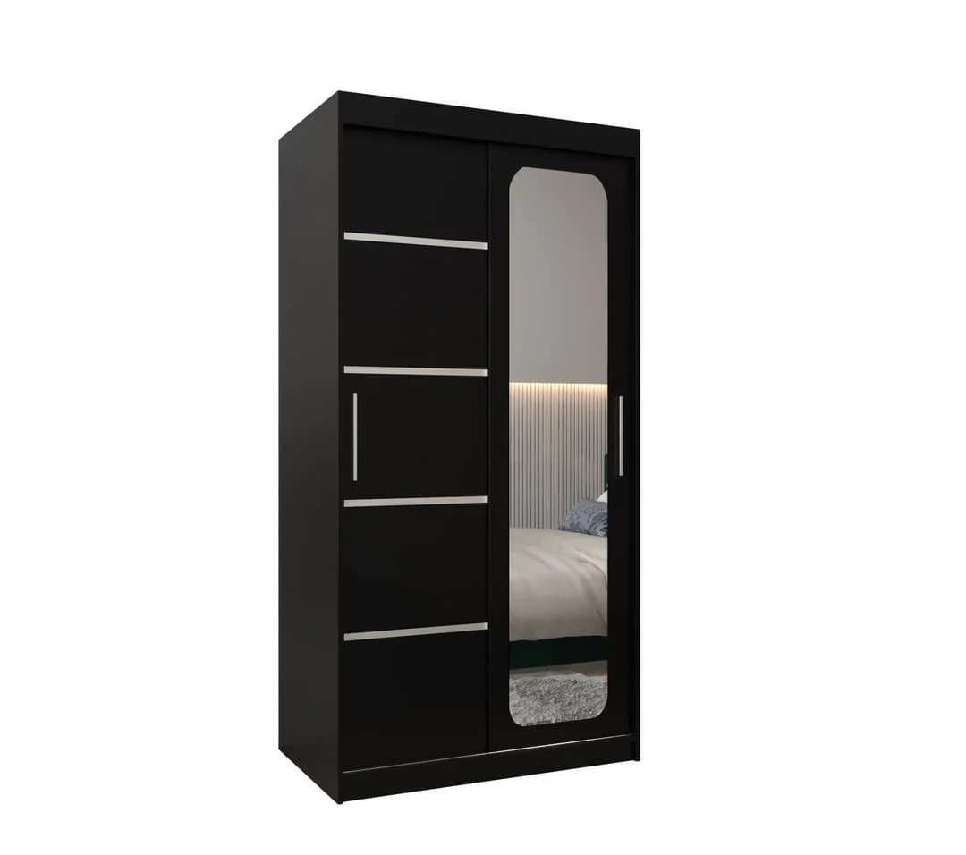 Uppsala V2 Sliding Door Wardrobe 100cm - Image 11