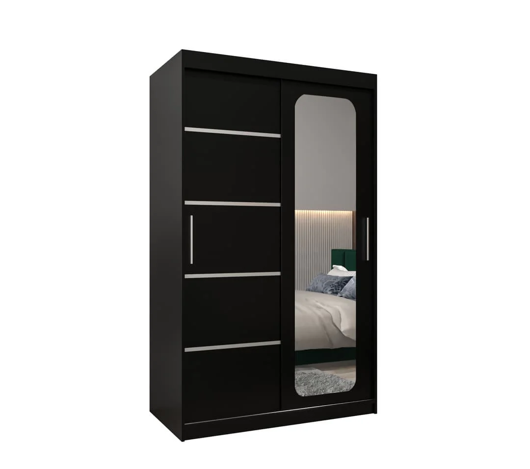 Uppsala V2 Sliding Door Wardrobe 120cm - Image 11