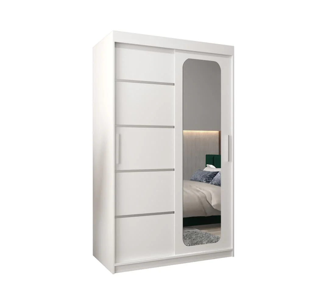 Uppsala V2 Sliding Door Wardrobe 120cm - Image 7