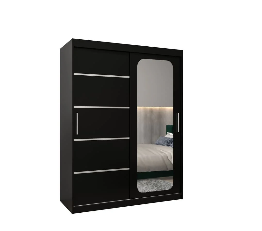 Uppsala V2 Sliding Door Wardrobe 150cm - Image 2