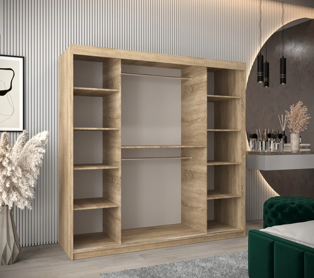 Uppsala V2 Sliding Door Wardrobe 200cm - Image 16