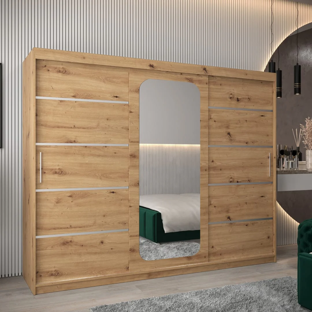 Uppsala V2 Sliding Door Wardrobe 250cm