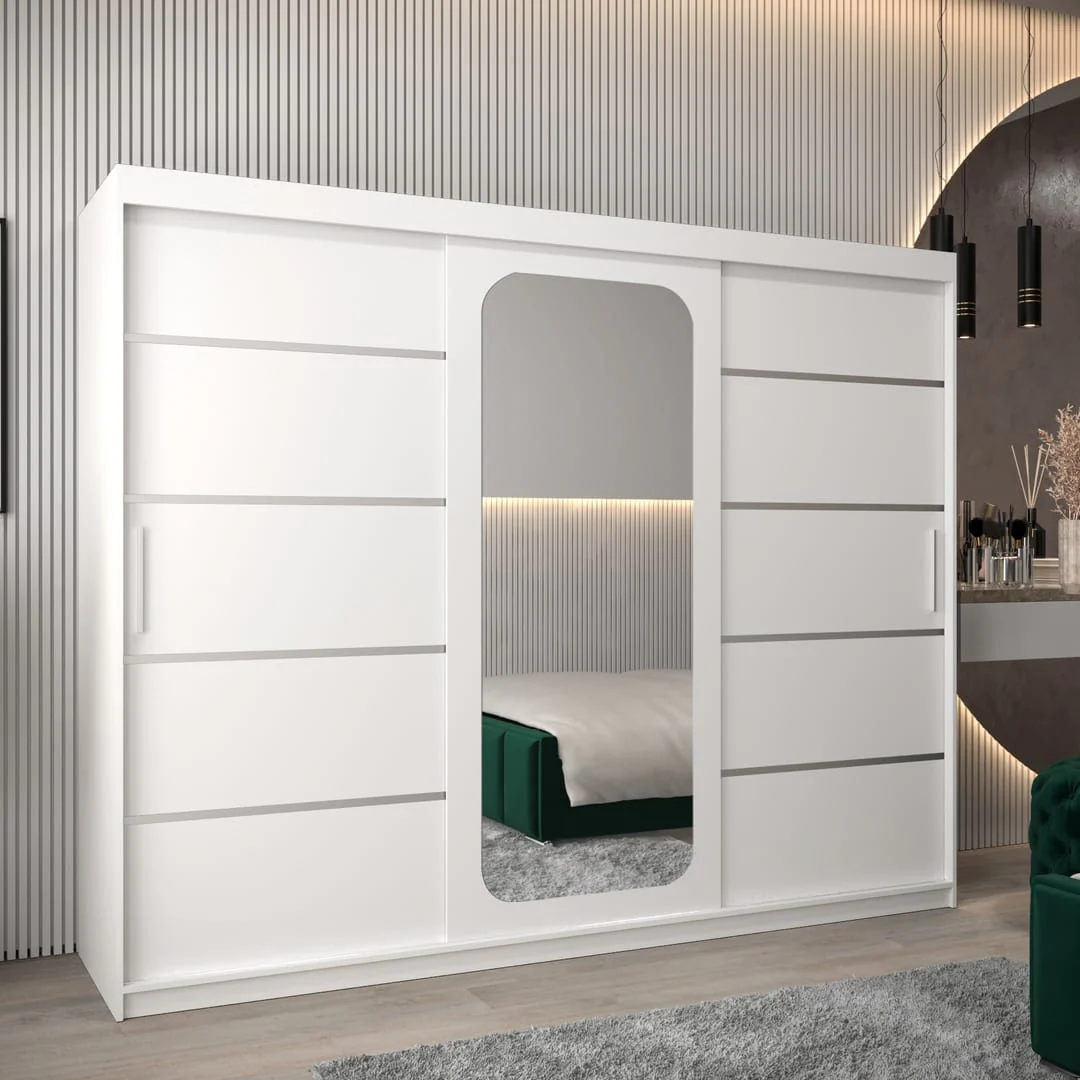 Uppsala V2 Sliding Door Wardrobe 250cm - Image 6