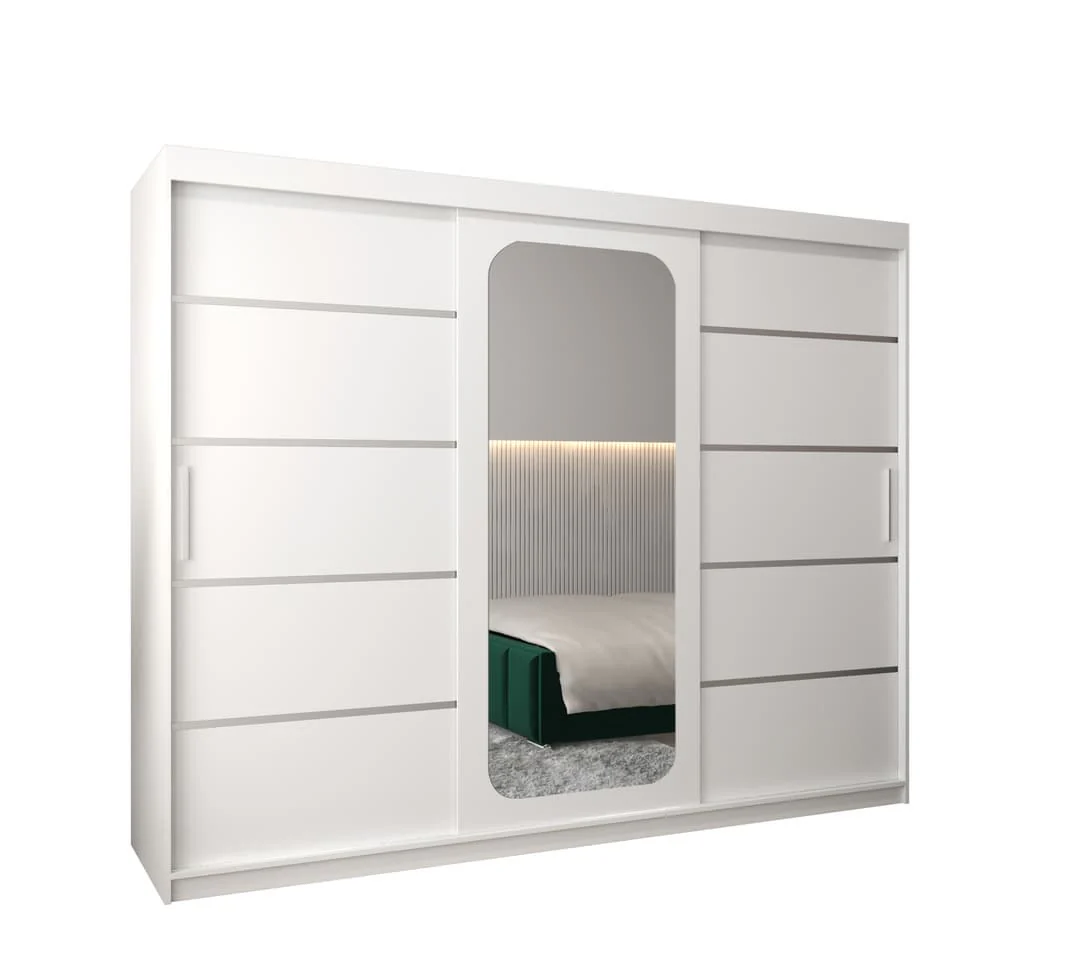 Uppsala V2 Sliding Door Wardrobe 250cm - Image 7