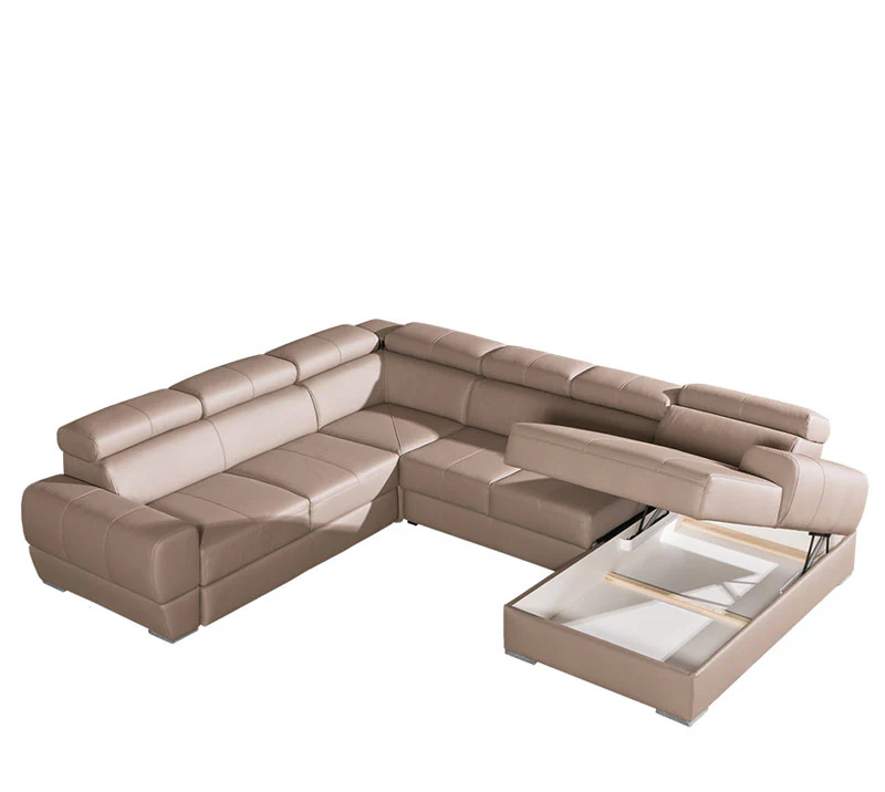 Vento U-Shaped Corner Sofa Bed - Image 2
