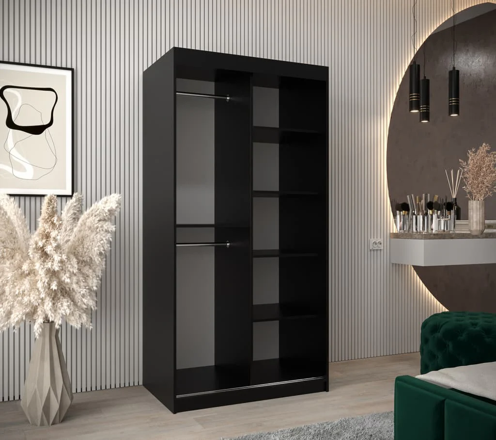 Verona 01 Sliding Door Wardrobe 100cm - Image 12