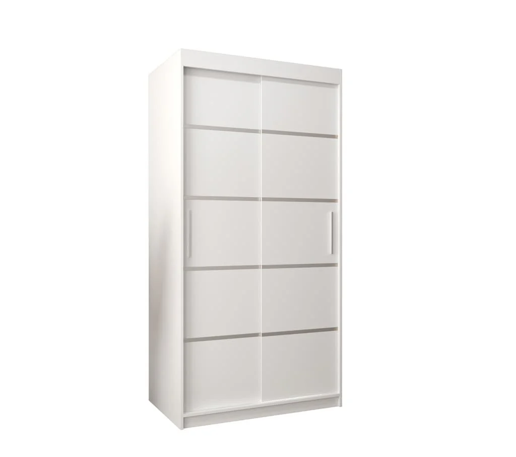 Verona 01 Sliding Door Wardrobe 100cm - Image 2