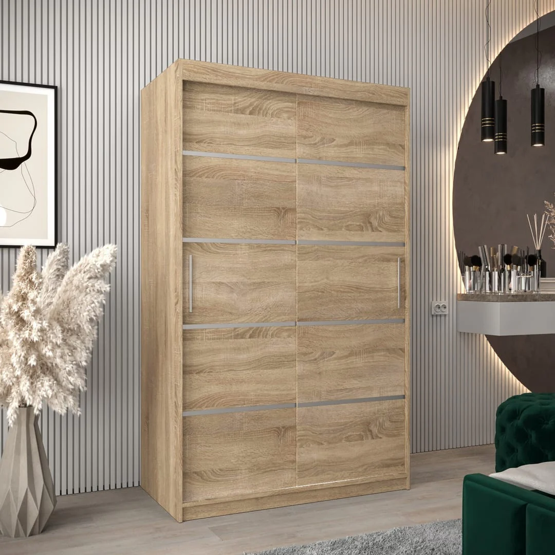 Verona 01 Sliding Door Wardrobe 120cm - Image 14