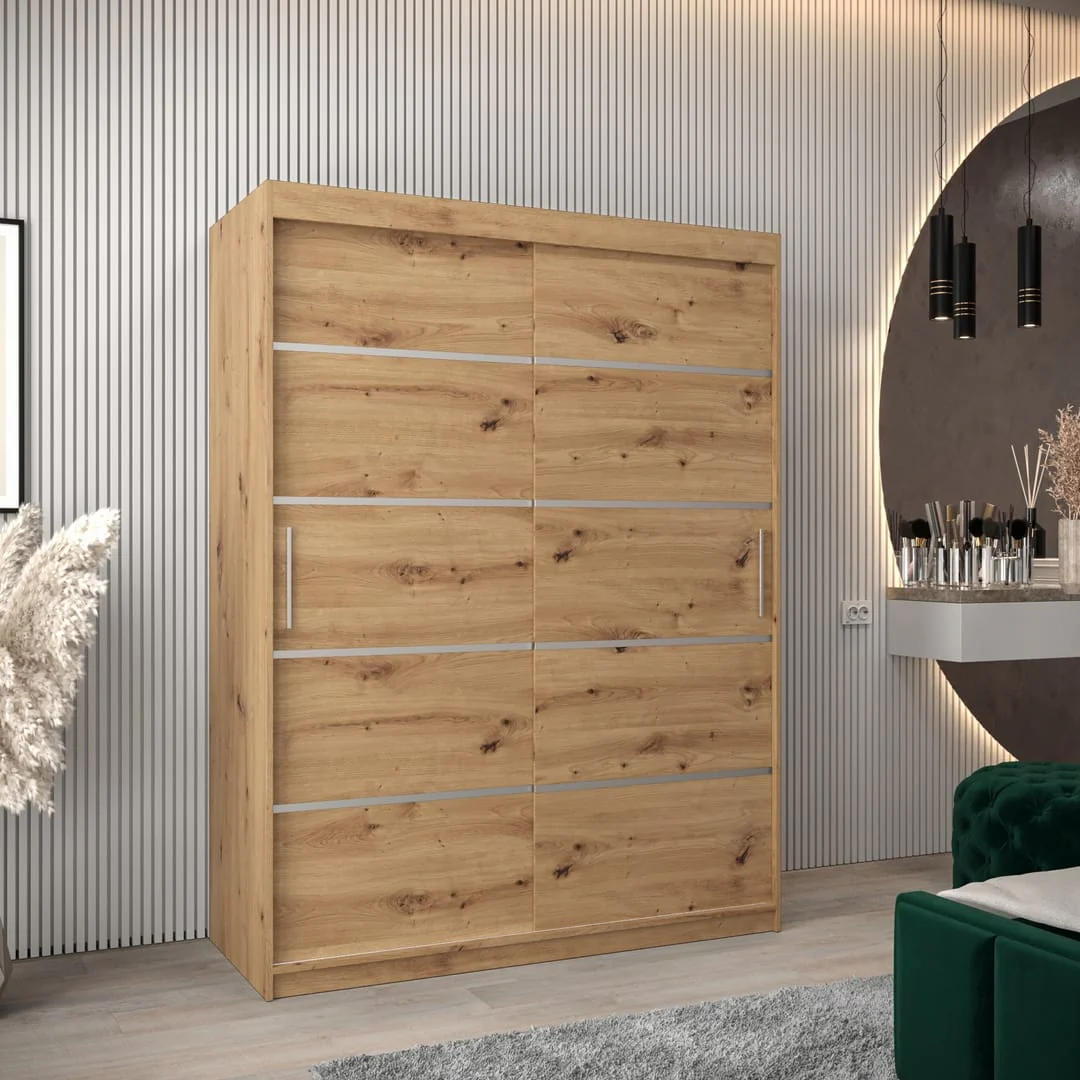 Verona 01 Sliding Door Wardrobe 150cm - Image 5