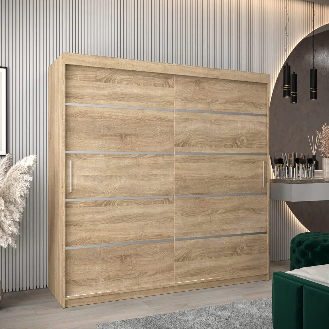 Verona 01 Sliding Door Wardrobe 200cm - Image 14