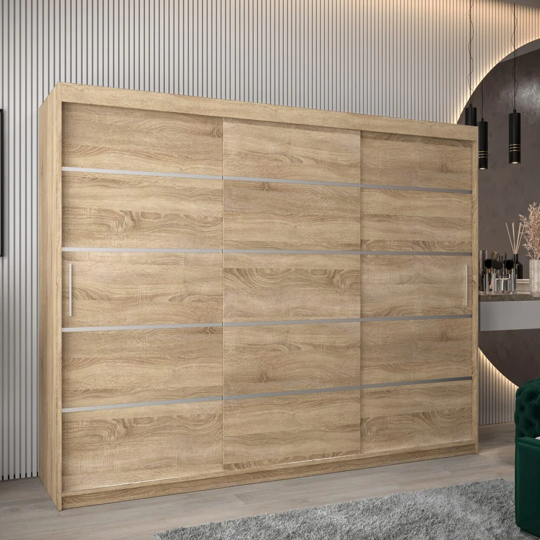 Verona 01 Sliding Door Wardrobe 250cm - Image 17