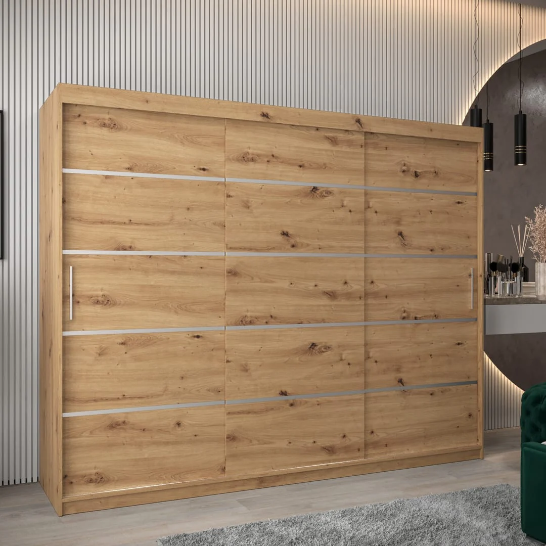 Verona 01 Sliding Door Wardrobe 250cm - Image 6