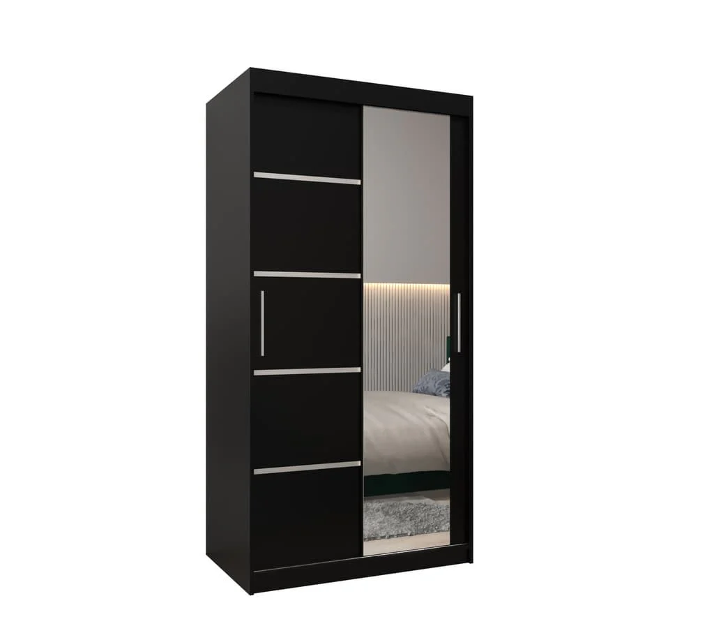 Verona 02 Sliding Door Wardrobe 100cm - Image 11