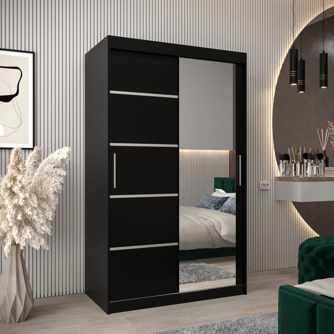 Verona 02 Sliding Door Wardrobe 120cm - Image 10