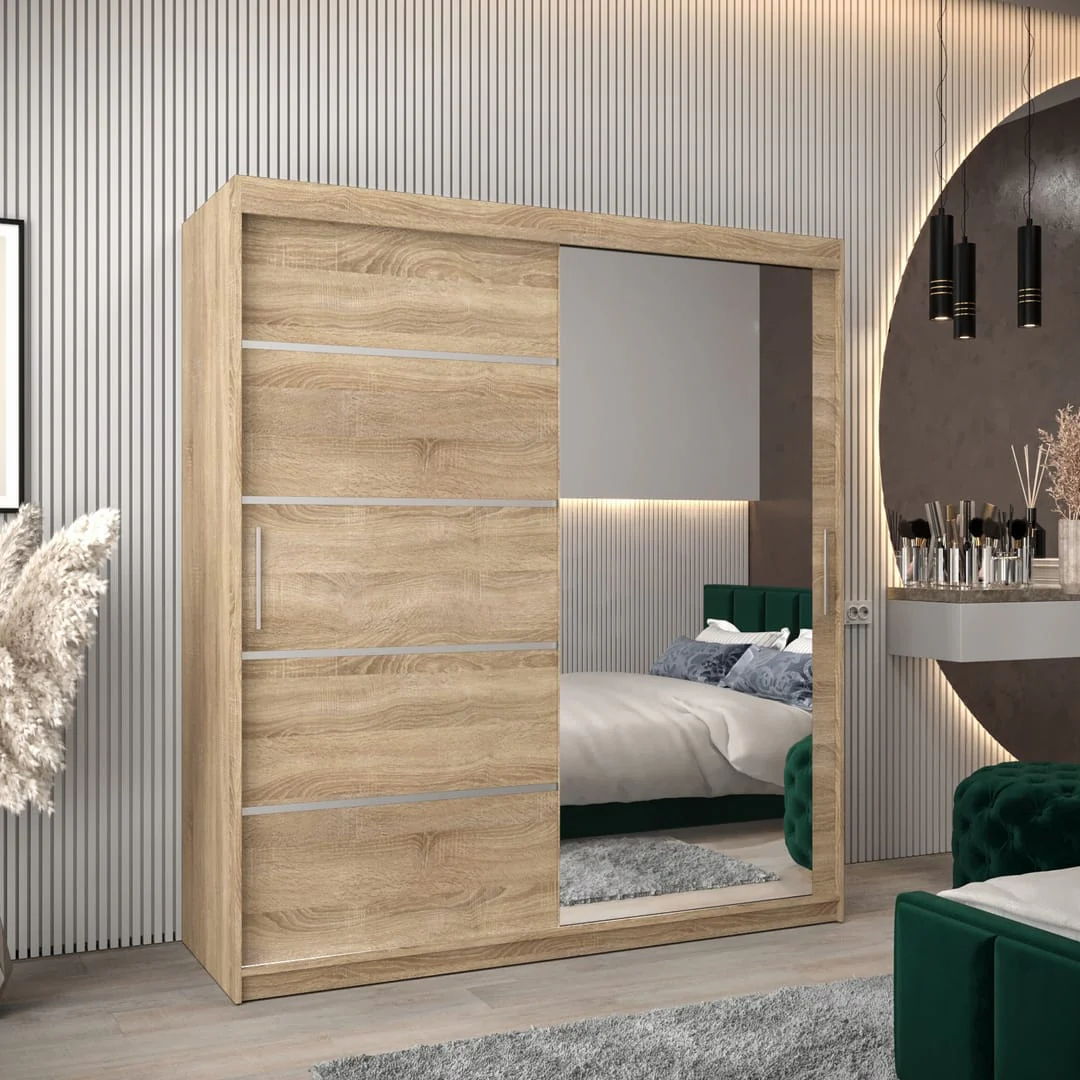 Verona 02 Sliding Door Wardrobe 180cm - Image 13