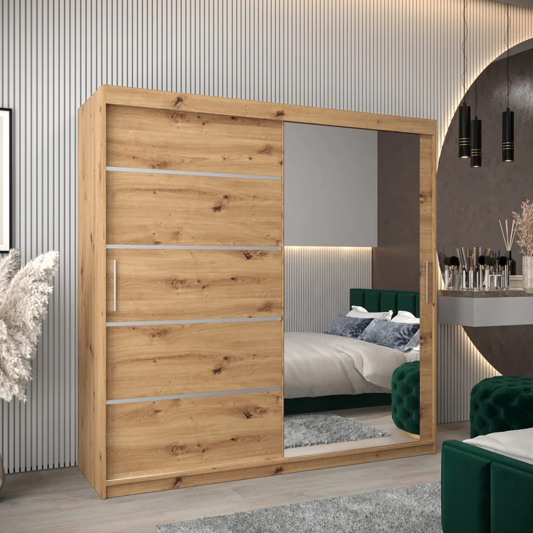 Verona 02 Sliding Door Wardrobe 200cm - Image 5