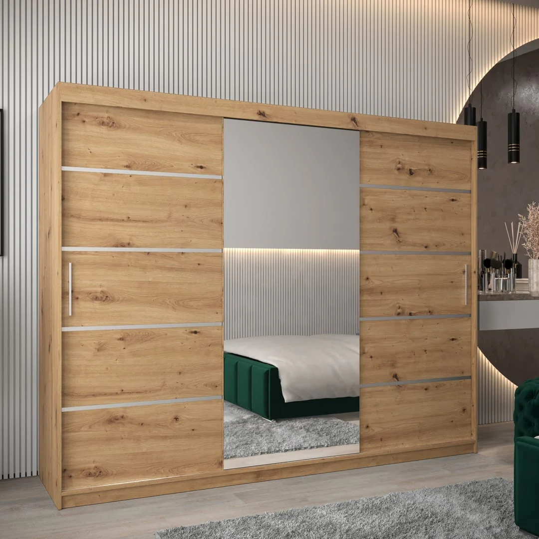 Verona 02 Sliding Door Wardrobe 250cm - Image 5