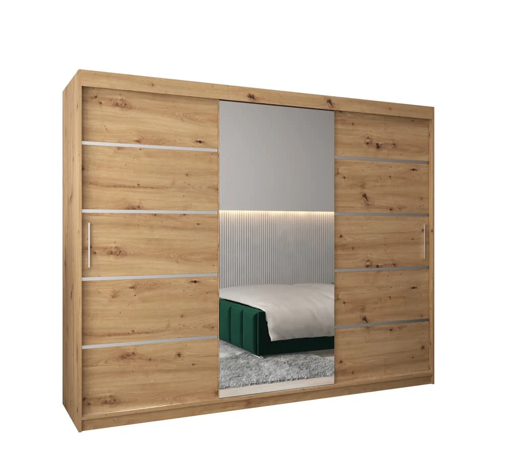 Verona 02 Sliding Door Wardrobe 250cm - Image 6