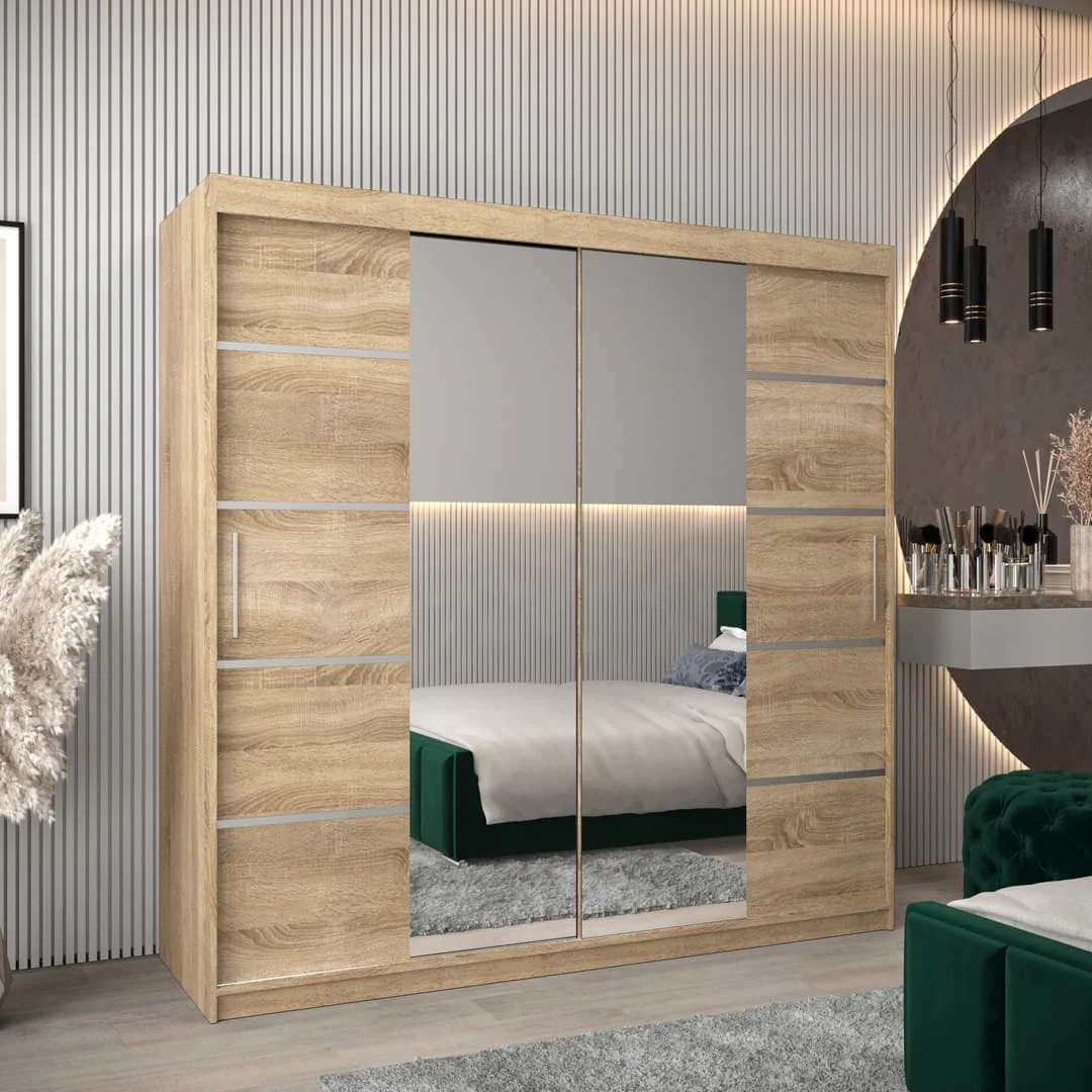 Verona 04 Sliding Door Wardrobe 200cm - Image 14