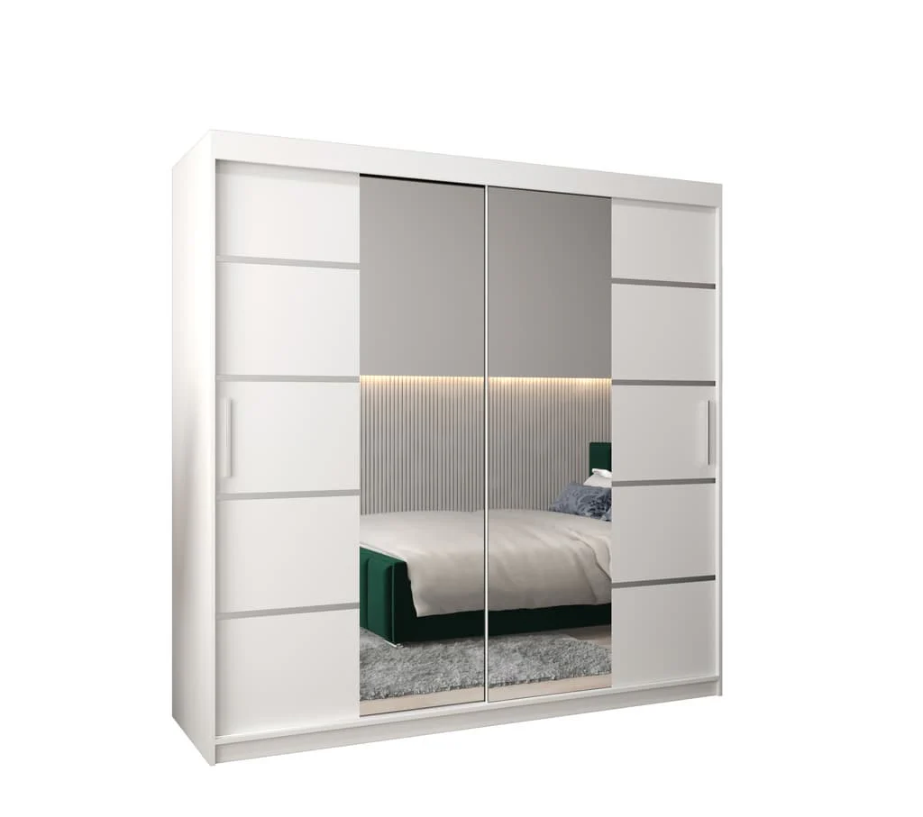 Verona 04 Sliding Door Wardrobe 200cm - Image 2