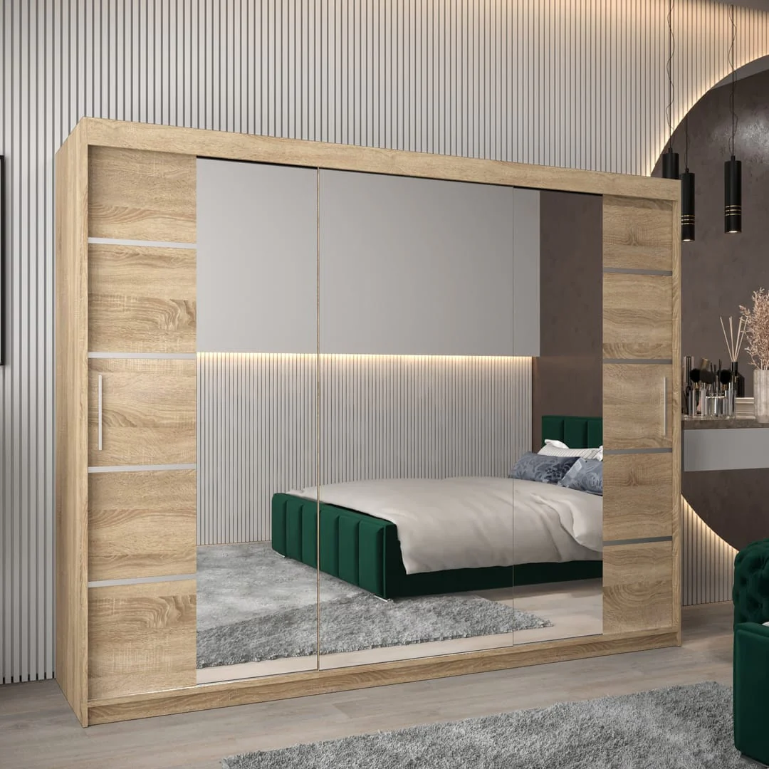 Verona 04 Sliding Door Wardrobe 250cm - Image 14