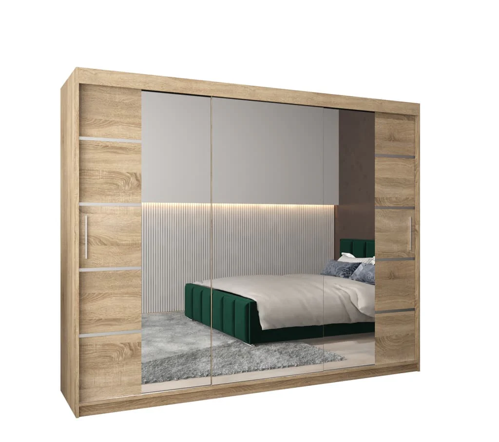 Verona 04 Sliding Door Wardrobe 250cm - Image 15