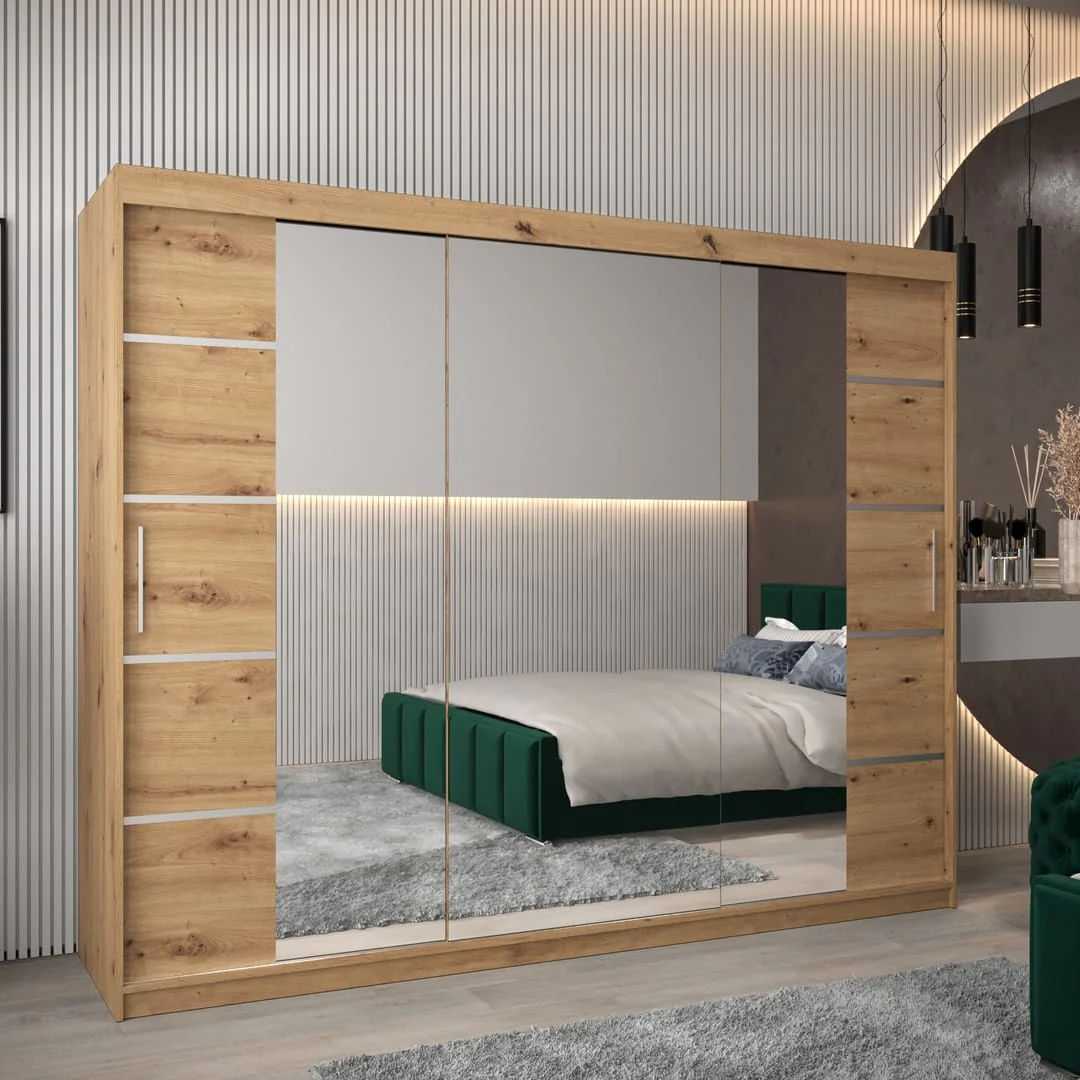 Verona 04 Sliding Door Wardrobe 250cm - Image 5