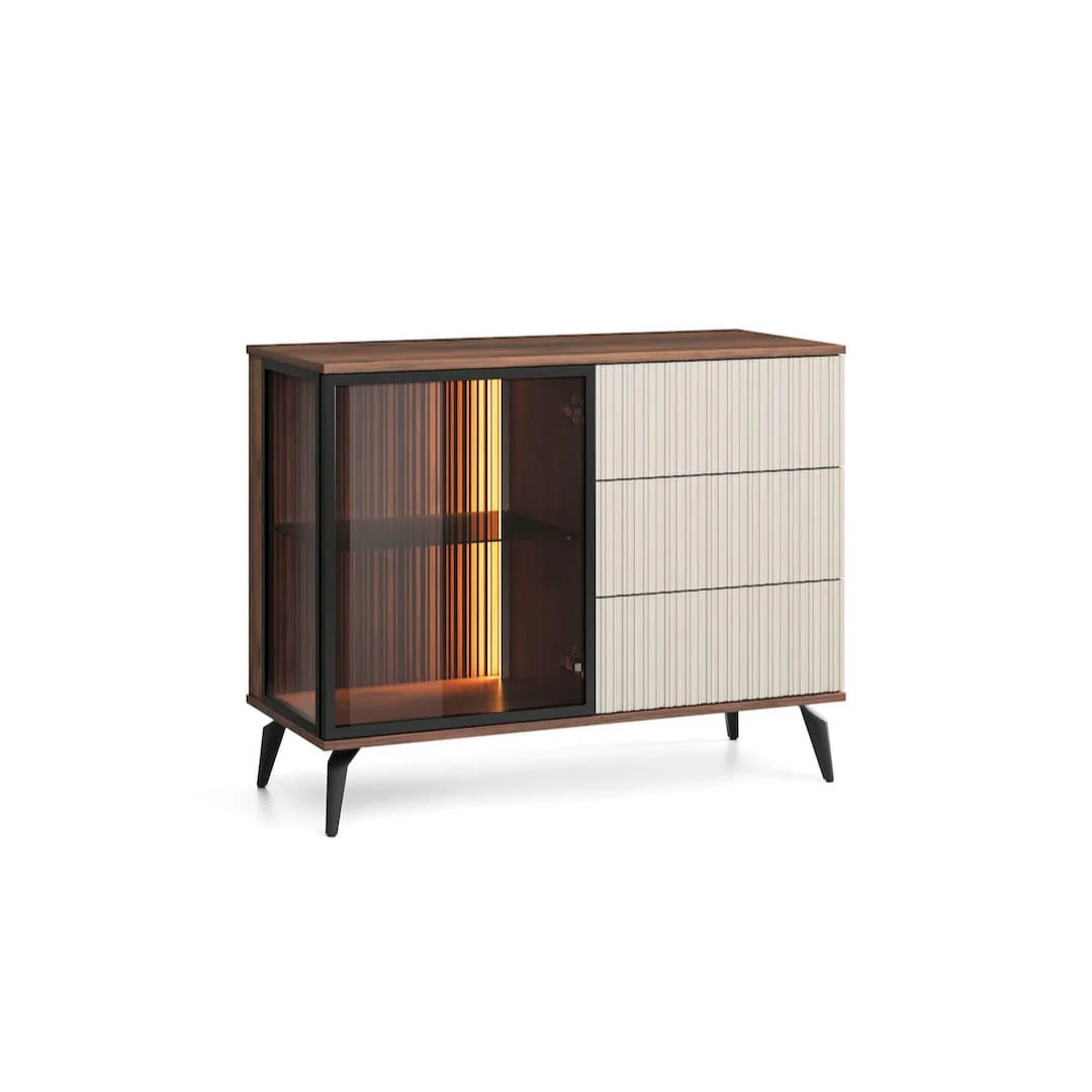 Vici Display Sideboard Cabinet 103cm - Image 2