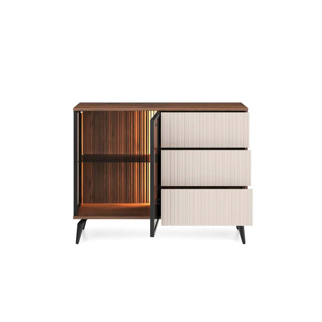 Vici Display Sideboard Cabinet 103cm - Image 3
